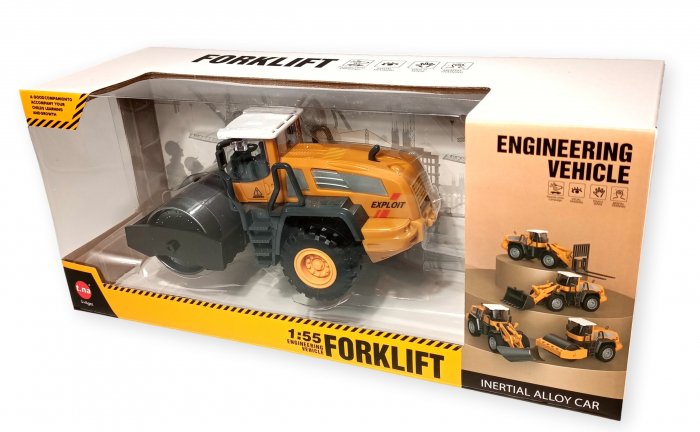 Jucarie Vehicul utilitar metalic - Utilaj de constructie Compactor [4]