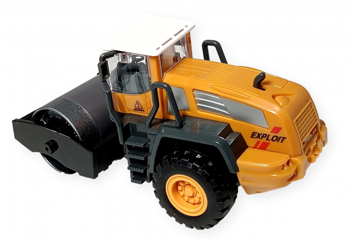 Jucarie Vehicul utilitar metalic - Utilaj de constructie Compactor [2]