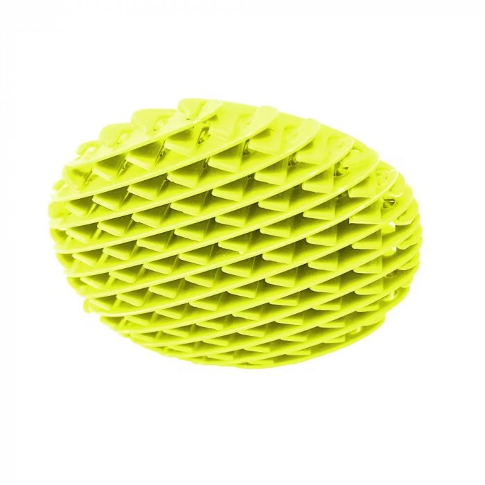 Jucarie Worm Fidget de Decompresie, Flippy, Anti Stres, Dimensiune Compacta 10 cm, Dimensiune Extinsa 24.5 cm, Galben [3]