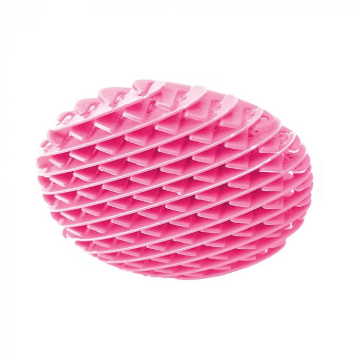 Jucarie Worm Fidget de Decompresie, Flippy, Anti Stres, Dimensiune Compacta 10 cm, Dimensiune Extinsa 24.5 cm, Roz [5]