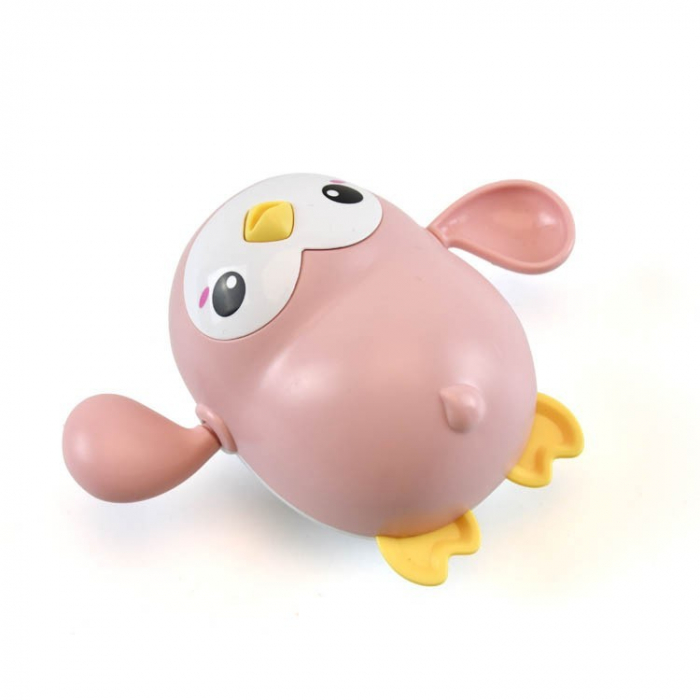 Jucarii de baie pentru copii, Flippy, pinguinul roz [1]