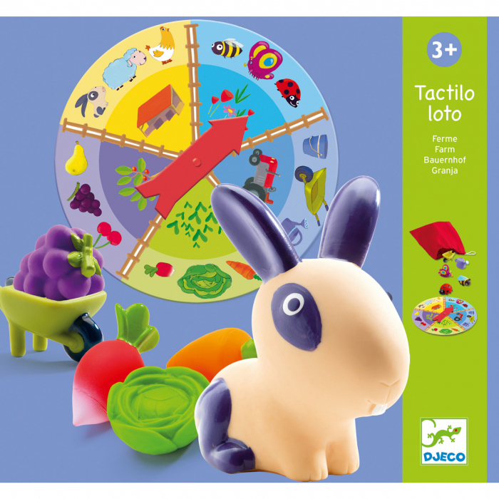 Jucarii educative Tactilo Loto Ferma, Djeco [1]