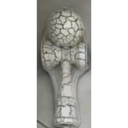Kendama Crack, Flippy, din Lemn, 18 cm, +14 Ani, Diametru Bila 6 cm, Model Crapat, Alb [5]