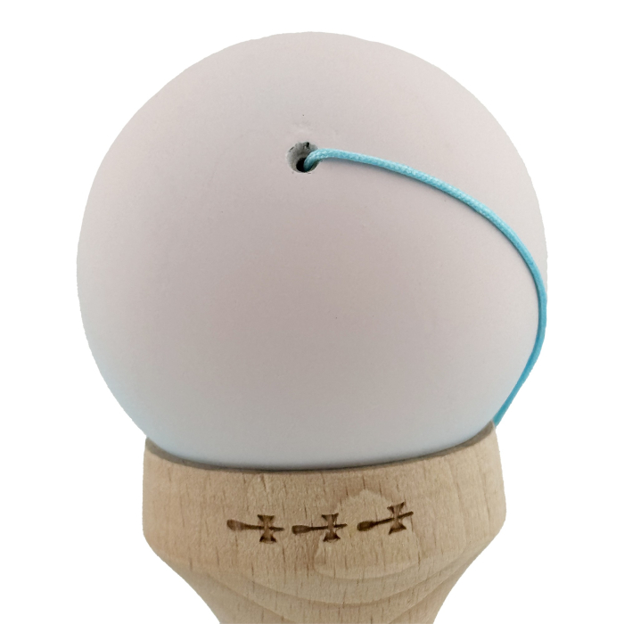 Kendama X Originala, Profesionala, Flippy, Rubber Grip, Cupe Mari KING SIZE V3, Gaura in Baza, Rulment Metalic, din lemn 18 cm, Ata 62/65 cm, Gradient Lila/Turcoaz [10]
