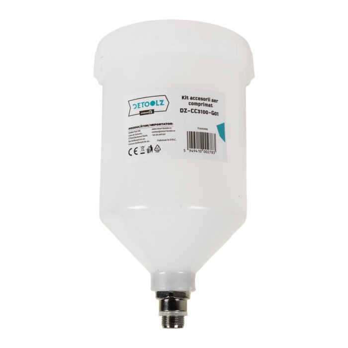 Kit accesorii aer comprimat Detoolz, 5 piese, cupla rapida [5]