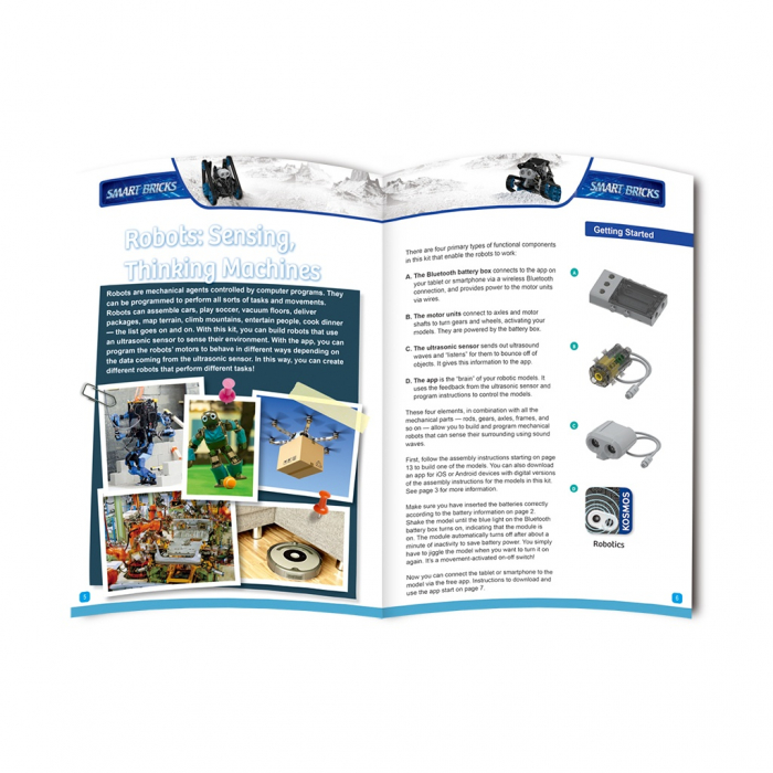 Kit STEM Robotica - Masini inteligente de construit, Gigo Toys [1]