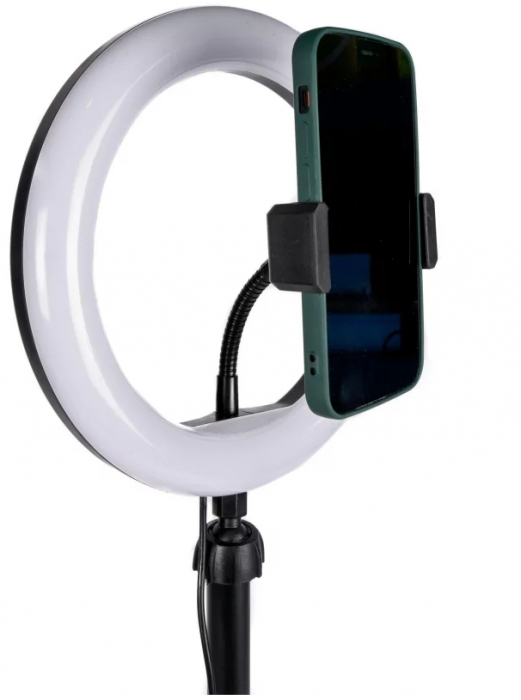 Lampa circulara cu suport selfie si trepied Create It! 80 cm [2]