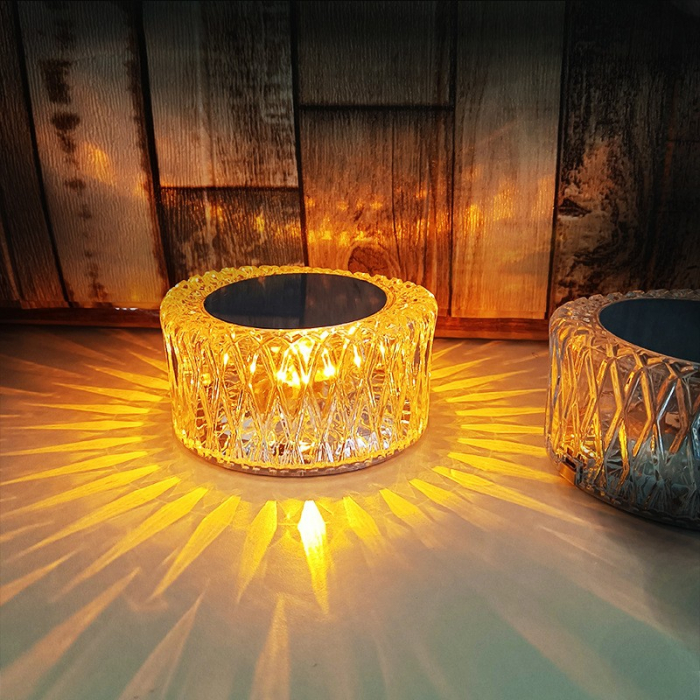 Lampa de birou pe LED RGB 16, Flippy, dimmer tactil, 3 nivele de intensitate, incarcare USB, 3W, Cristal Acrilic, 6x12 cm, cu telecomanda, ciub de pasare, transparent [3]