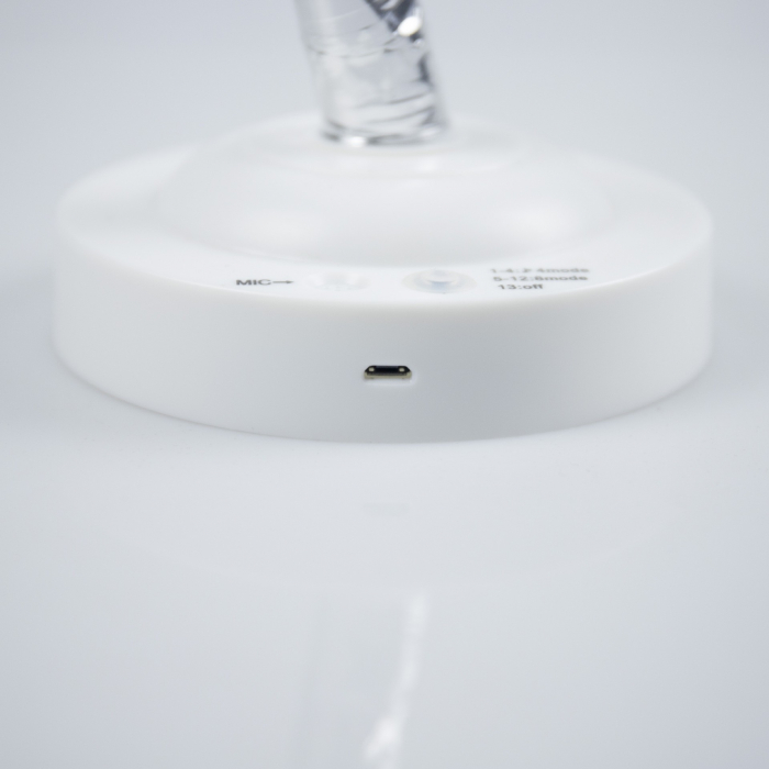 Lampa de veghe LED cu baterii si USB, Flippy, Model Copac din cupru, Alb cald [6]
