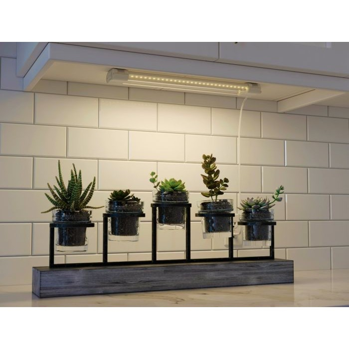 Lampa dubla pentru cresterea plantelor Flippy, 50 cm, T5, tehnologie LED, nu afecteaza plantele, potrivit pentru intregul ciclu de crestere, lumina alb calda [8]