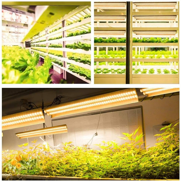 Lampa dubla pentru cresterea plantelor Flippy, 50 cm, T5, tehnologie LED, nu afecteaza plantele, potrivit pentru intregul ciclu de crestere, lumina alb calda [6]