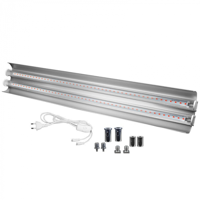 Lichidare Lampa dubla pentru cresterea plantelor Flippy, 50 cm, T5, tehnologie LED, nu afecteaza plantele, potrivit pentru intregul ciclu de crestere, multicolor [5]