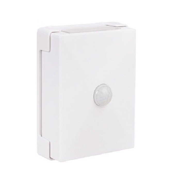 Lampa LED bidirectionala cu senzor de miscare Flippy, cu baterii, pentru dormitor, bucatarie, baie, scari, 2 LEd-uri, 8 x 10.5 cm, material ABS si PC, portabila, alb cald [1]