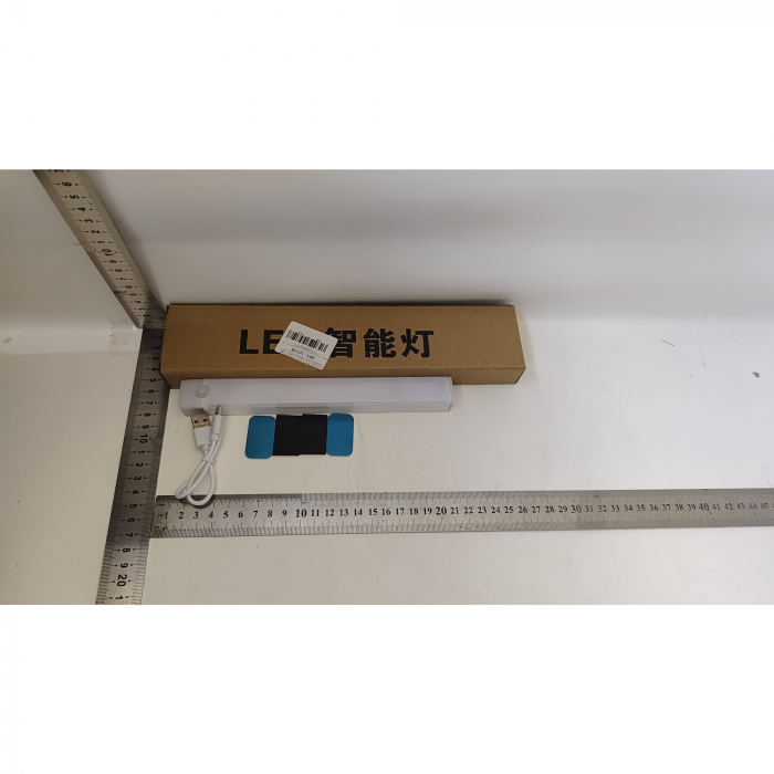 Lampa LED cu Senzor de Lumina si Miscare 20 cm Flippy, Intensitate Reglabila, Suport Magnetic, 34 LED-uri, 71.49lm , Acumulator 450mAh cu Reincarcare prin USB-C, pentru Bucatarie, Hol, Dressing, Garaj [8]