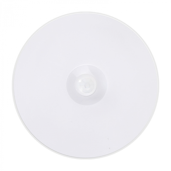 Lampa LED cu senzori de miscare, incarcare USB,3.7V, 400mah, 8.5 x 2 cm, material ABS, portabila, pentru camera bebelusului, dormitor, bucatarie, baie, 2 culori, lumina calda si rece, carcasa alba [1]