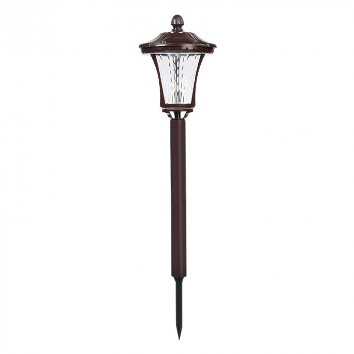 Lampa solara cu prindere in pamant, Flippy, inaltime 65 cm, Alb Rece [2]