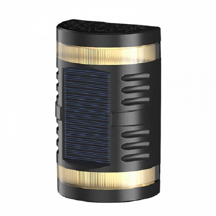 Lampa solara LED decorativa cu lumina bidirectionala Flippy, IP65, 1.2V, 600mah, 15.1 x 9 x 6 cm, material ABS, alb cald [1]