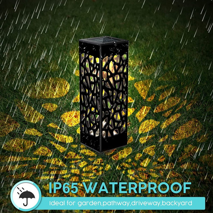 Lampa solara LED Flippy, tip felinar, pentru gradina, inaltime 28.5 cm, putere 0.2W, 1.2V, 600mAh, alb cald [8]