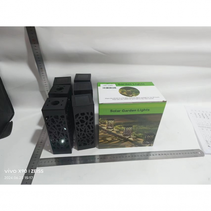 Lampa solara LED Flippy, tip felinar, pentru gradina, inaltime 28.5 cm, putere 0.2W, 1.2V, 600mAh, alb rece [8]