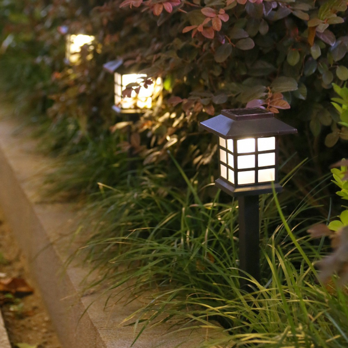 Lampa solara Led pentru gradina, Tip felinar, Flippy, Alb cald [13]