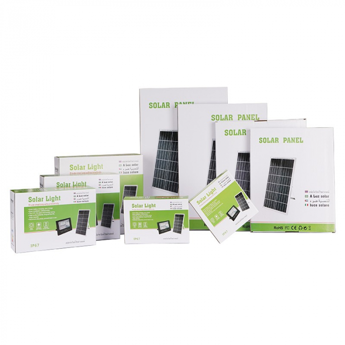 Lampă solară stradală, Flippy, 100 LED, 30 W, cu panou solar, brat de montare inclus [9]