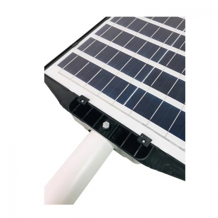 Lampa solara stradala Flippy, cu telecomanda, senzor de miscare si lumina, suport prindere, 720 LED-uri, IP65, ABS, 15AH, 500W, temperatura culoare 6500K, 44.5x34.7x6.6 cm, autonomie 10-12 ore, negru [3]