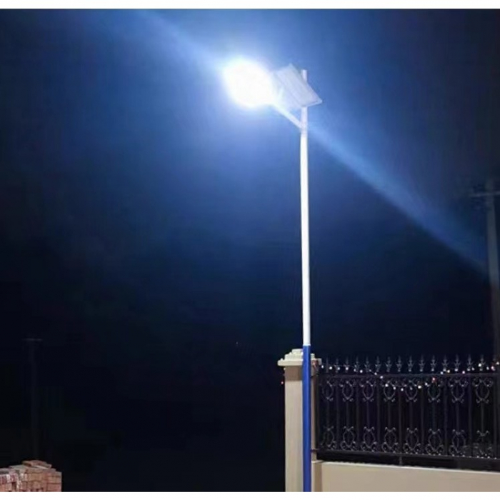 Lampa solara stradala Flippy, pentru curte sau strada, cu doua grile, finisaj mat, rezistent la apa, montare prin fixare, senzor lumina, baterie de litiu, IP65, lumina rece, putere 300W, autonomie 10  [9]
