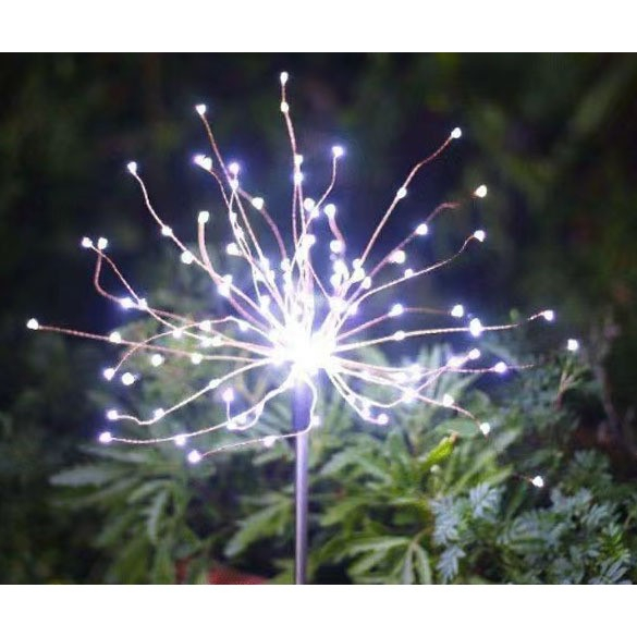 Lampa solara sub forma de artificii, 90 LED-uri, alb rece, Flippy [3]