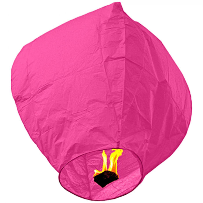 Lampion zburator, Flippy, hartie biodegradabila, Roz [1]
