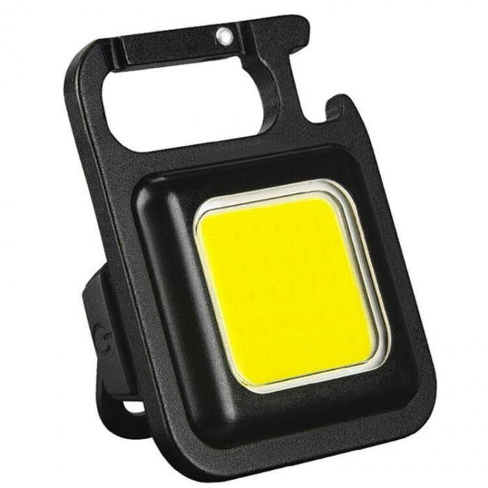 Lanterna de buzunar tip breloc, 30 LED-uri, incarcare prin usb Type C, pentru exterior, camping, alpinism, ciclism, Flippy [1]