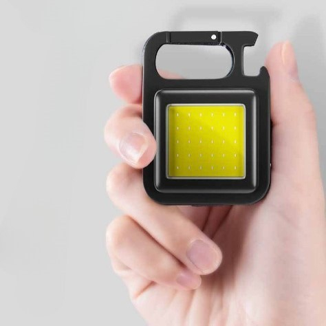 Lanterna de buzunar tip breloc, 30 LED-uri, incarcare prin usb Type C, pentru exterior, camping, alpinism, ciclism, Flippy [5]