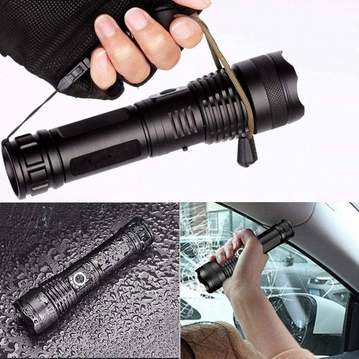 Lanternă Flippy P50 cu zoom telescopic, afișaj digital și ieșire magnetică Model 117 [2]