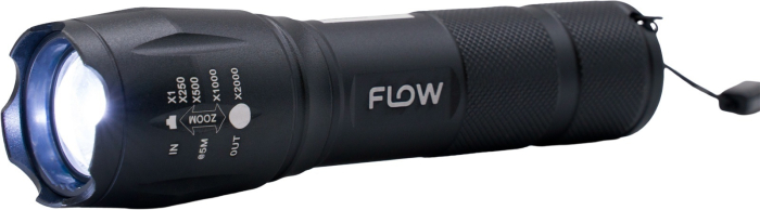 Lanterna LED aluminiu cu zoom si suport bicicleta FLOW FB-T6G [4]