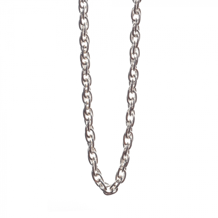 Lantisor din Argint 925, model impletit, 52 cm [4]