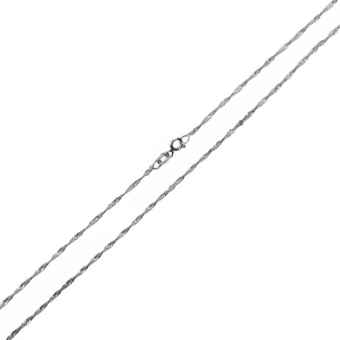 Lantisor din Argint 925 model Rasucit 39 cm [3]