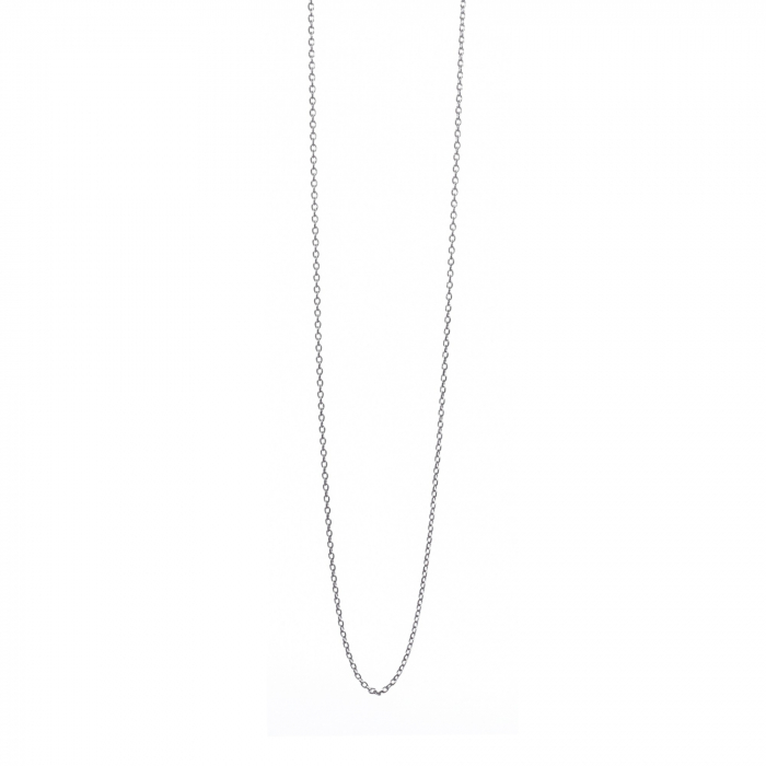 Lantisor din Argint 925 rodiat, model la baza gatului, 38 cm [5]