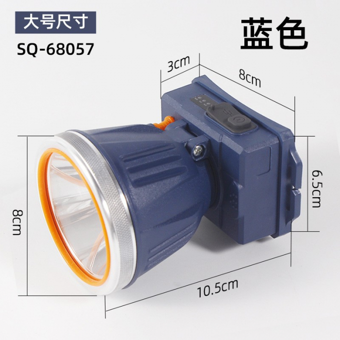 Lanterna LED de Montat pe Cap, Flippy, cu Raza Lunga de Zoom, Reincarcabila USB, Far Telescopic, Rezistent la Apa, Reglabil, pentru Pescuit in Aer Liber, Camping, Lumina Puternica, Lanterna, 10.5x8x6. [1]
