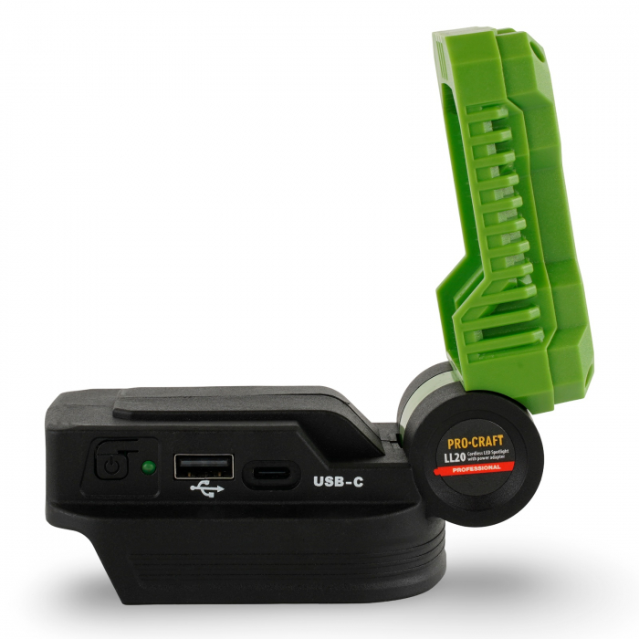 LL20 PROCRAFT – Reflector LED portabil pe acumulator LL20 PROCRAFT 500 lumeni, NU contine acumulator si incarcator [2]