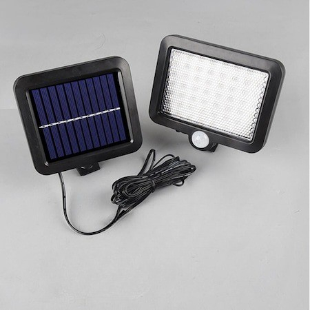 Lumina cu incarcare solara, 56 LED cu 1 grila pe inductie, montaj pe perete, Flippy [2]