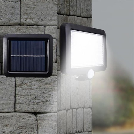 Lumina cu incarcare solara, 56 LED cu 1 grila pe inductie, montaj pe perete, Flippy [5]