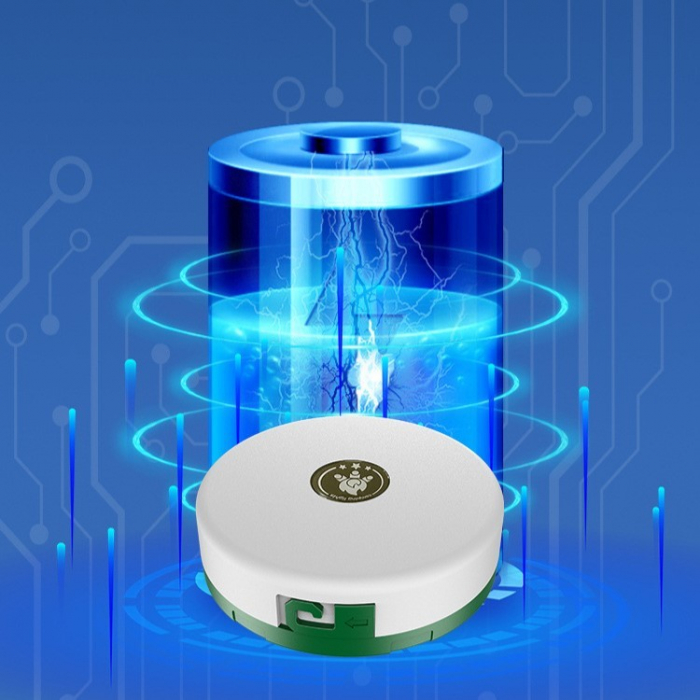 Lumină de camping LED încărcare USB, Flippy, șir colorat, pentru aer liber, cort, Distanta 10 metri, 1800mAH, 10.5x4.3 cm, Alb Verde [10]