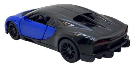 Macheta metalica 1:34 Bugatti Chiron Supersport, 12 cm, Albastru [2]