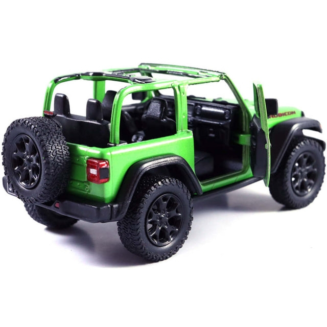 Macheta metalica 1:34 Jeep Wrangler, 12 cm, Verde [2]