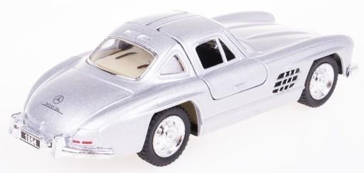 Macheta Metalica 1:34 Kinsmart Mercedes-Benz 300SL 1954, Gri, 12cm [4]