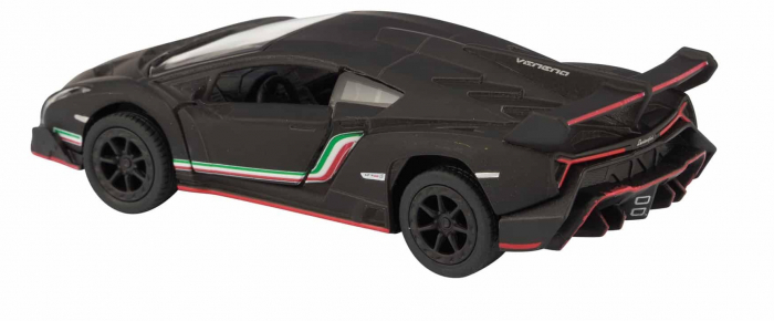 Macheta metalica 1:34 Lamborghini Veneno, 12 cm, Negru [2]