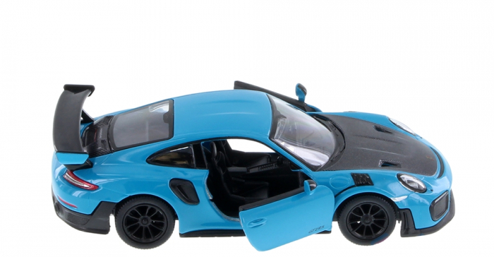 Macheta metalica 1:34 Porsche 911 GT2 RS, 12 cm, Albastru [2]