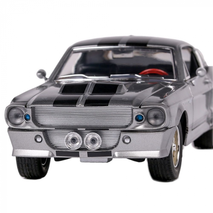 Macheta metalica 1:34 Shelby GT-500, 12 cm, Gri [2]
