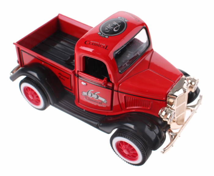 Macheta metalica 1920, camioneta 65 Classical , 12 cm, Rosu, Toi-Toys [1]