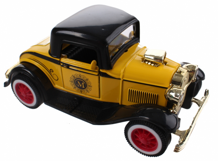 Macheta metalica 1920 Classic, 12 cm, Galben-Negru, Toi-Toys [1]