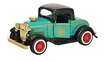 Macheta metalica 1920 Classic masina M, 12 cm, Turcoaz, Toi-Toys [2]